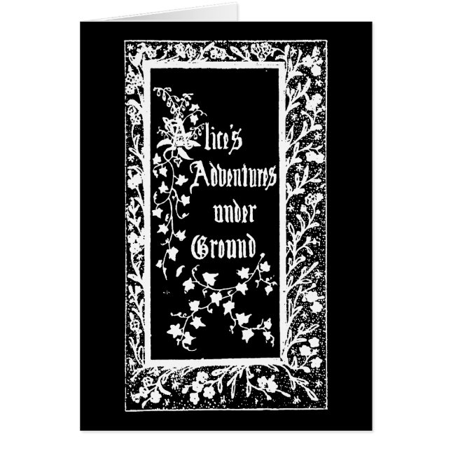 Vintage Alice's Adventures Underground (Front)