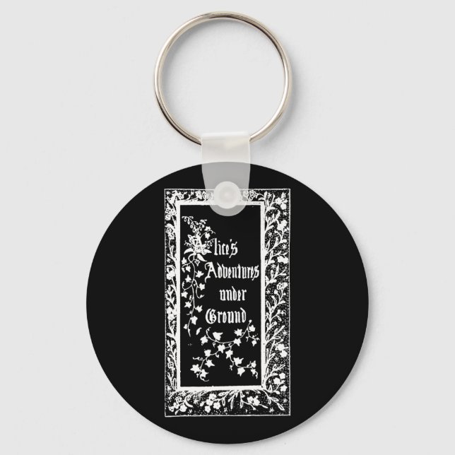 Vintage Alice's Adventures Underground Keychain (Front)