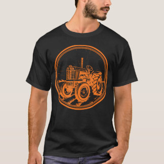 Vintage Alis Chalmers Wd45 Tractor Farming Style P T-Shirt