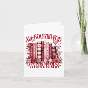 Vintage All Booked For Valentines Books Club Booki Card