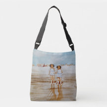 Vintage All-Over-Print Cross Body Bag Beach Beauty