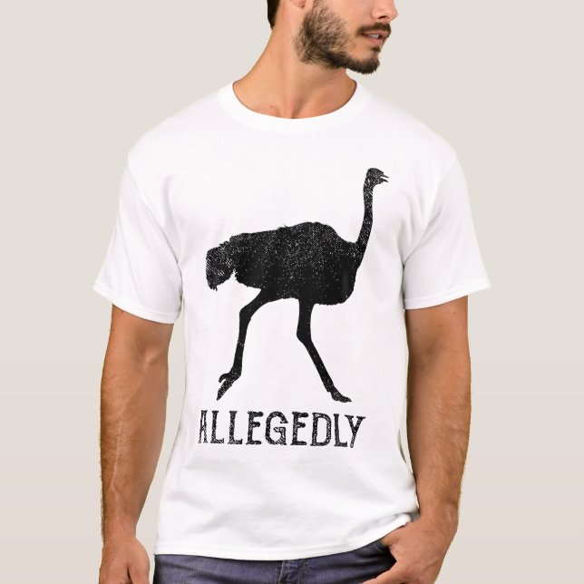Vintage Allegedly Ostrich T-Shirt (Front)