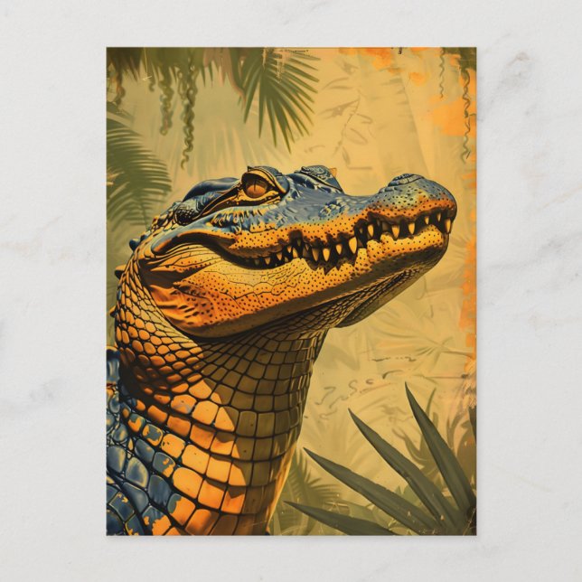 Vintage Alligator Postcard (Front)