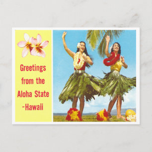 Vintage Aloha Postcard