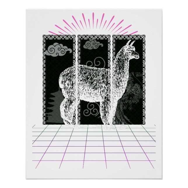 vintage alpacas poster (Front)