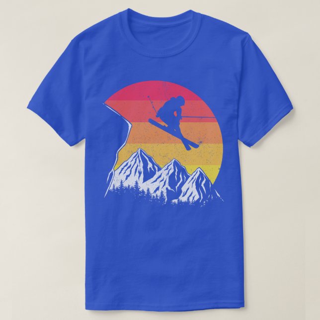 Vintage alpine skiing T-Shirt (Design Front)