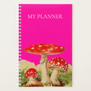 Vintage Amanita Muscaria Mushroom Planner