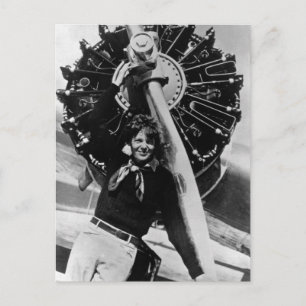 Vintage Amelia Earhart Photo Postcard