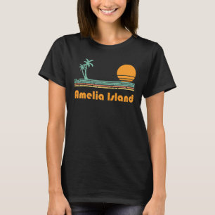 Vintage Amelia Island Beach Sunset T-Shirt
