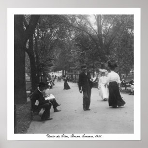 Vintage America, Boston Common, Under the Elms Poster