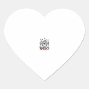 Vintage America Liberty Crown Patriotic Shirt Desi Heart Sticker
