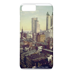 Vintage America, New York City skyscrapers Case-Mate iPhone Case