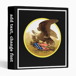 Vintage American Bald Eagle Binder