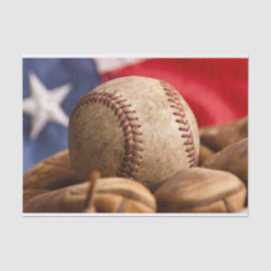 Vintage American Baseball Tissue Paper