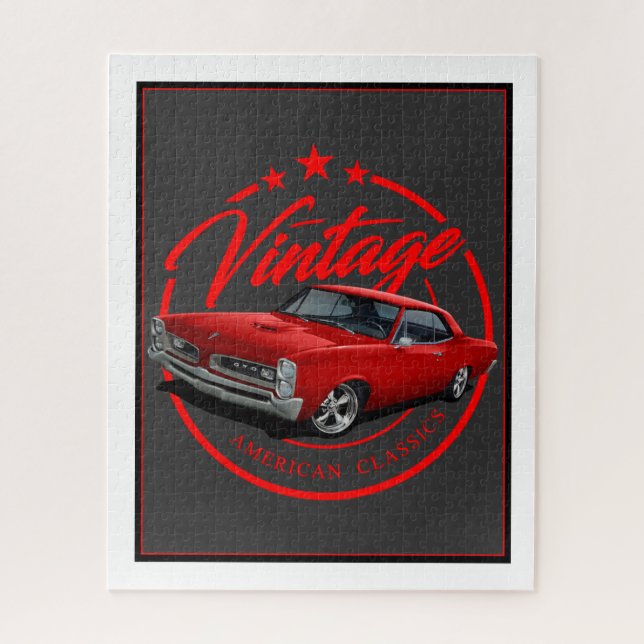Vintage American Classic GTO Jigsaw Puzzle (Vertical)