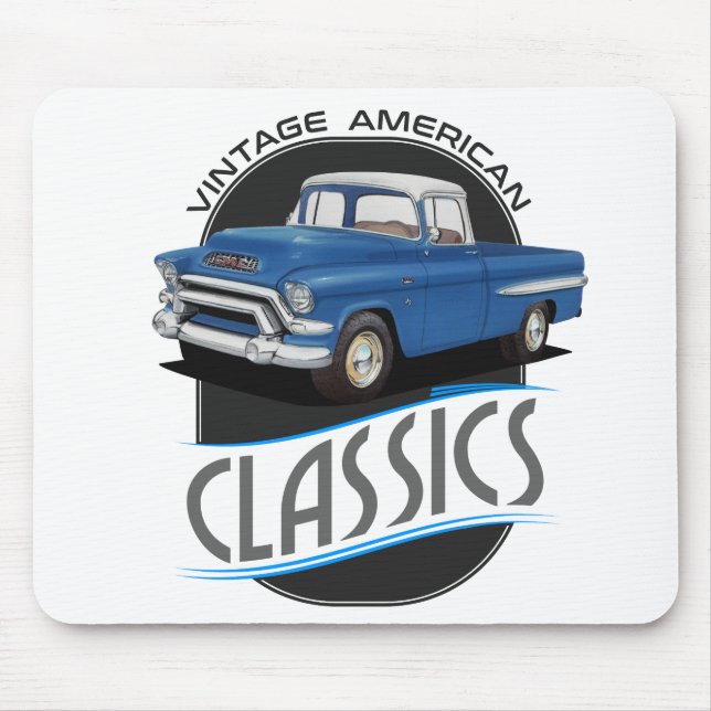 vintage american classics gmc mouse pad (Front)