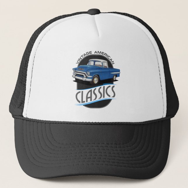 vintage american classics gmc trucker hat (Front)