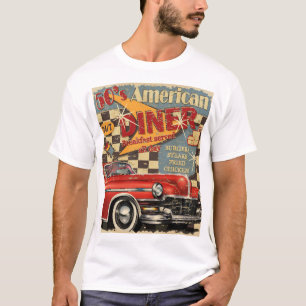Vintage American Diner poster: retro style T-Shirt