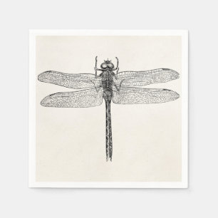Vintage American Dragonfly Dragon Fly Template Napkin