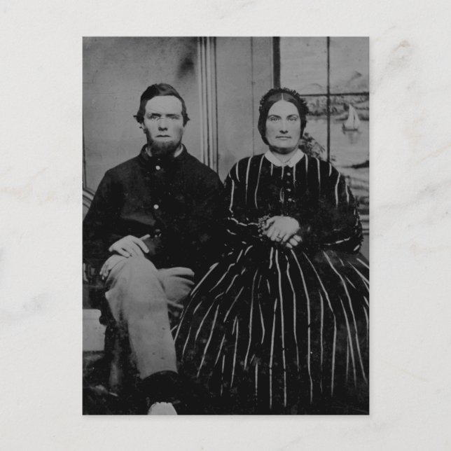 Vintage American Family Postcard (Front)