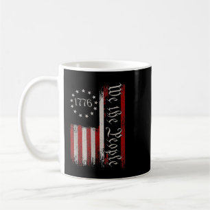 Vintage American Flag 1776 We The People Independe Coffee Mug