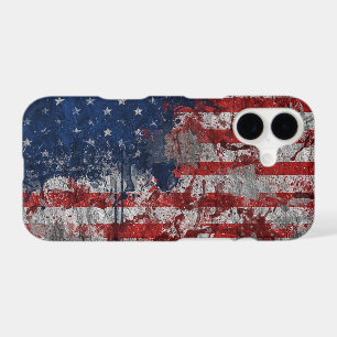 Vintage American Flag Art iPhone Case Mate Patriot