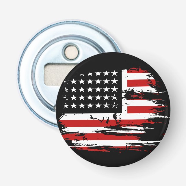 Vintage American Flag Bottle Opener (Front)