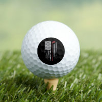 Vintage American Flag Golf Club Gift Golfer