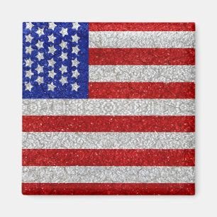 Vintage American Flag Magnet