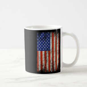 Vintage American Flag Memorial Day Veterans Coffee Mug