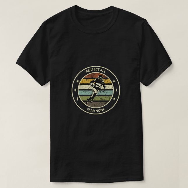 Vintage American Football Respect Tee (Design Front)