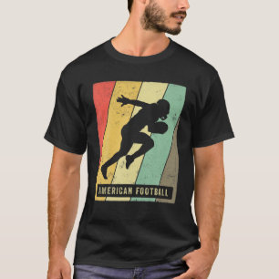 Vintage American Football Sport Retro Poster T-Shirt