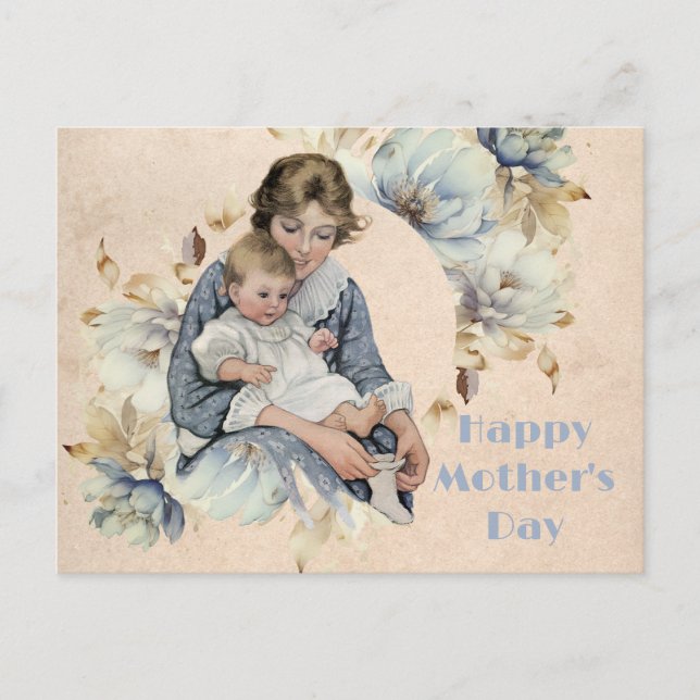 Vintage American Mother Postcard (Front)