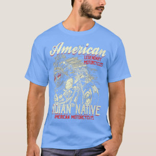 Vintage American Motorcycle Indian for Old Biker G T-Shirt