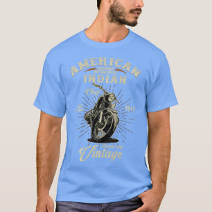 Vintage American Motorcycle Indian for Old Biker G T-Shirt
