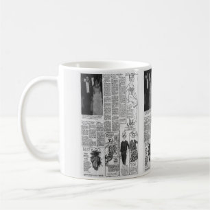 Vintage American Newspaper Kennedy 1963 Coffee Mug