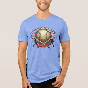 Vintage American Pastime Baseball Tri-Blend Tee