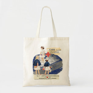 Vintage American Red Cross Tote Bag