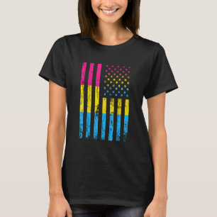 Vintage American The Pansexual Flag Lgbt Pride T-Shirt