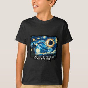 Vintage American Totality Starry Night Eclipse Sol T-Shirt