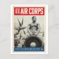 Vintage American US Air Corps Recruitment