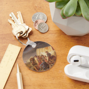 Vintage American West, Advice on Prairie by Ranney Keychain