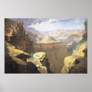 Vintage American West Art, Grand Canyon by Leigh Poster