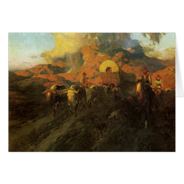 Vintage American West, Overland Trail by Johnson (Front Horizontal)