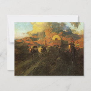 Vintage American West, Overland Trail by Johnson