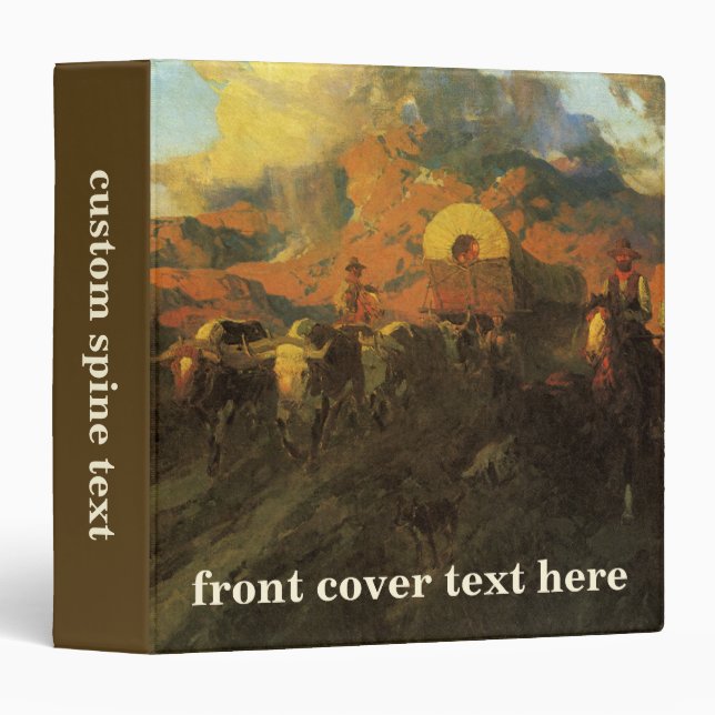 Vintage American West, Overland Trail by Johnson Binder (Front/Spine)