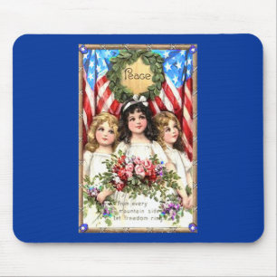 Vintage Americana Image on T shirts, Mugs, More Mouse Pad