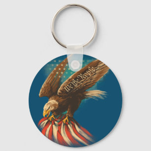 Vintage Americana Keychain