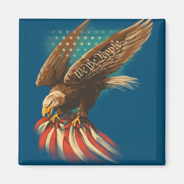 Vintage Americana Magnet (Front)