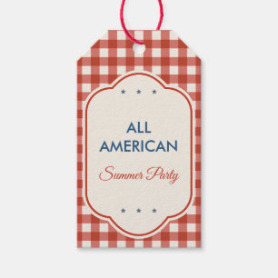 Vintage Americana Patriotic Gift Tag